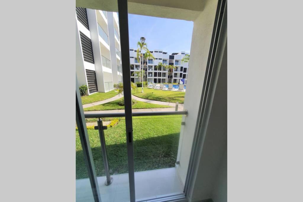 Departamento De Lujo En Manzanillo, Planta Baja Frente A La Alberca Apartment Luaran gambar