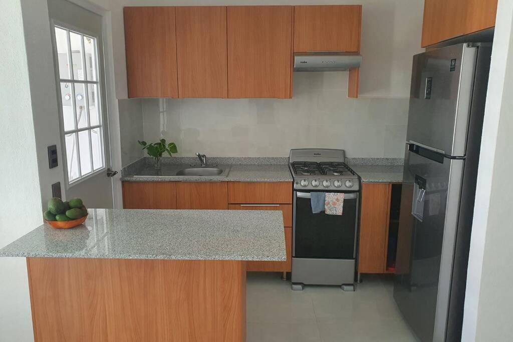 Departamento De Lujo En Manzanillo, Planta Baja Frente A La Alberca Apartment Luaran gambar
