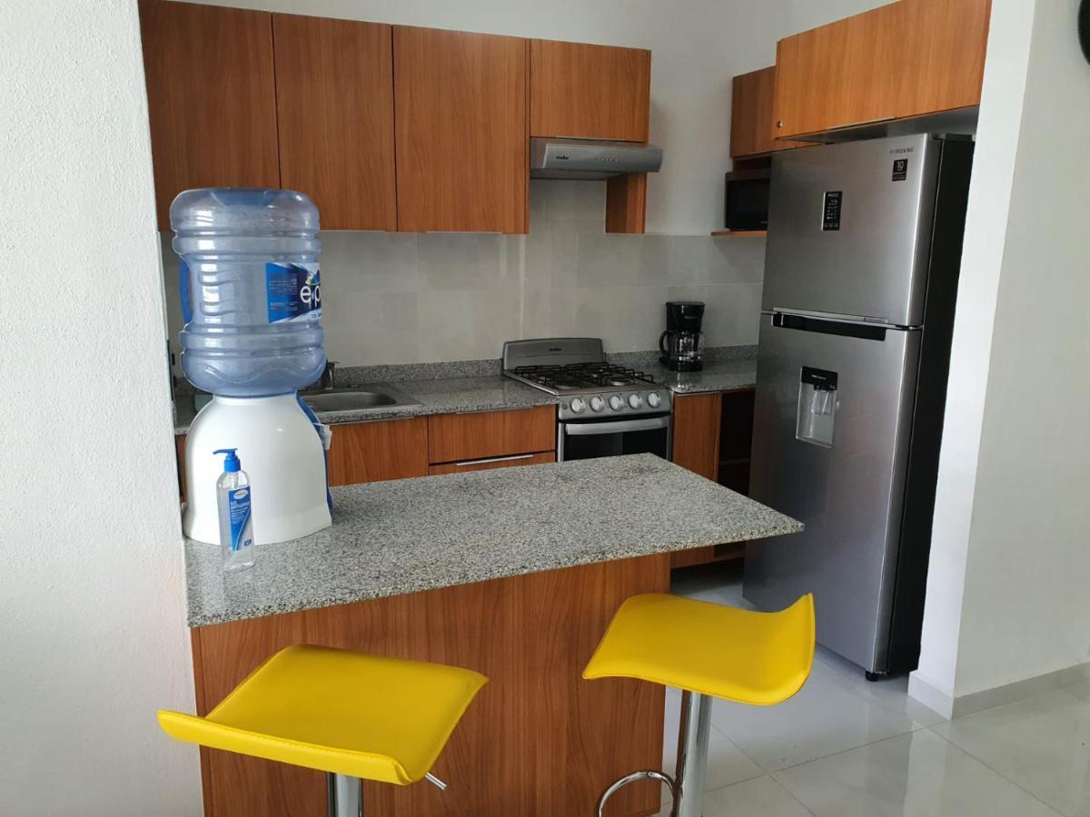 Departamento De Lujo En Manzanillo, Planta Baja Frente A La Alberca Apartment Luaran gambar