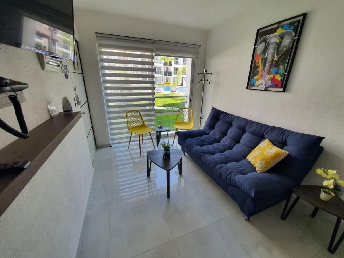 Departamento De Lujo En Manzanillo, Planta Baja Frente A La Alberca Apartment Luaran gambar