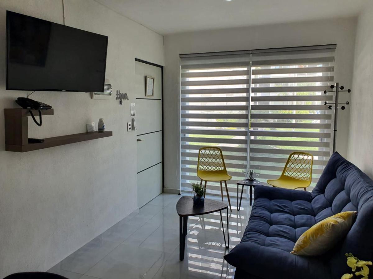 Departamento De Lujo En Manzanillo, Planta Baja Frente A La Alberca Apartment Luaran gambar
