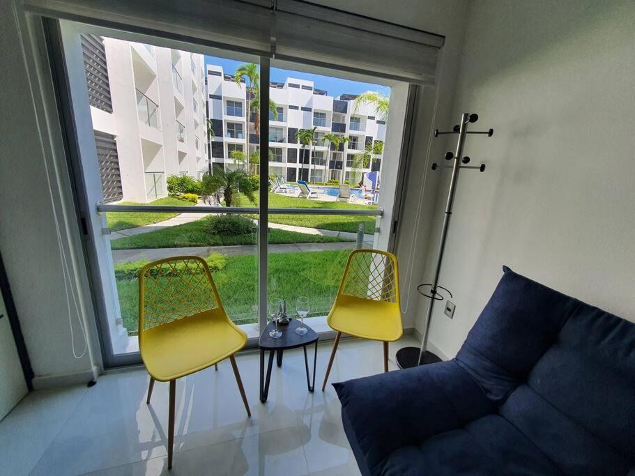 Departamento De Lujo En Manzanillo, Planta Baja Frente A La Alberca Apartment Luaran gambar